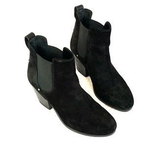 Rag & Bone Black Suede Booties 38